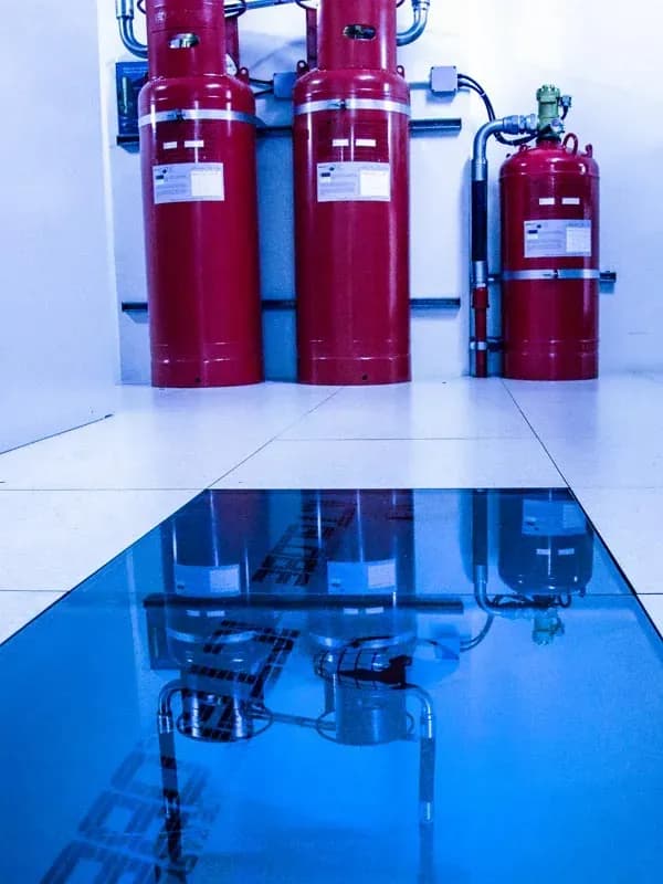 Fire suppression bottles