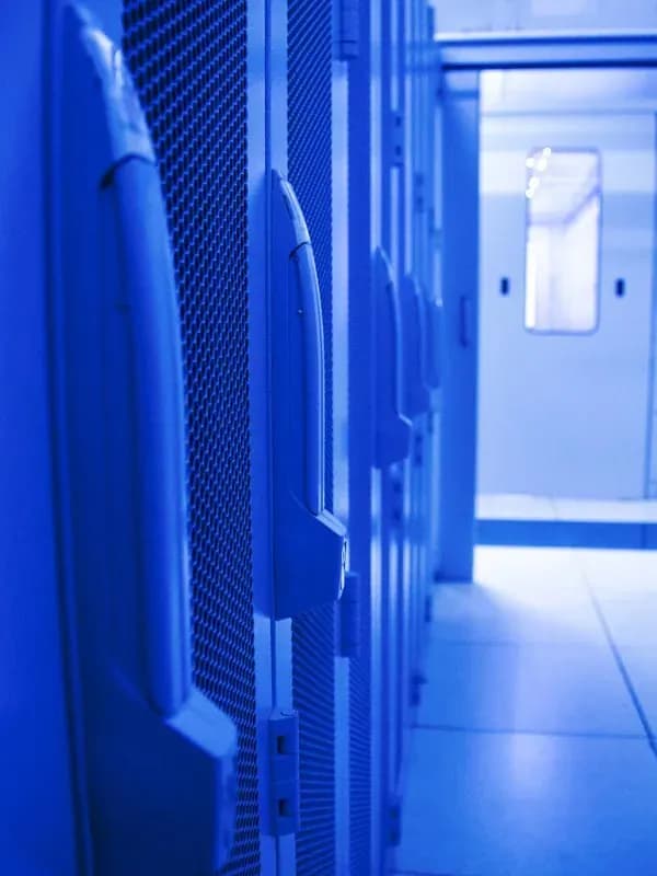 Server rack grid door locks