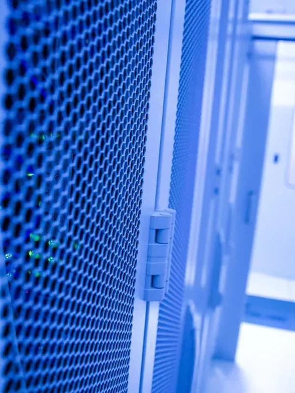 Server rack grid doors