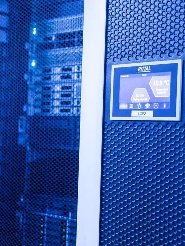 Server rack temperature control